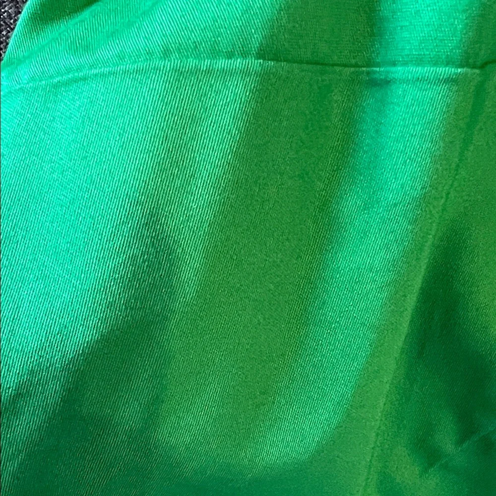 Pinup Couture Vibrant Green Haley Peplum Blouse Size XL - Picture 5 of 5